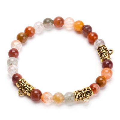 Round Semi-Precious Stone Bracelets